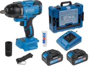 Аккум. ударный гайковерт BULL SC 1807 Xcase, XLTpro, БЕСЩЕТ., 18 В, 750 Н*м, 1/2
