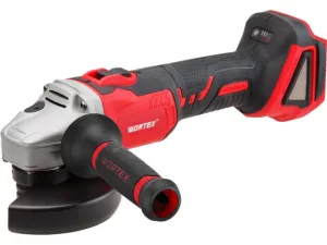 Аккум. углошлифмашина WORTEX CAG 1812 E в кор. ALL1 XLT SOLO БЕСЩЕТ., 18 В, 125 мм, 8000 об/мин (рег. об.) (CAG1812E00029)
