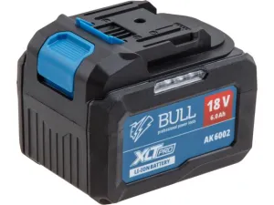 Аккумулятор BULL AK 6002 18.0 В, 6.0 А/ч, Li-Ion XLTpro (18 В, 6 А*ч, Li-ion) (1329597)