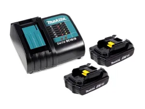 Комплект аккумулятор LXT 18.0 В BL1815N 2 шт. + зарядное устройство DC18SD в кейсе (Набор BL1815N 18V 1,5 Ah 2 шт. + DC18SD) (MAKITA) (197143-8)