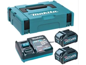 Комплект аккумулятор PSK (XGT, 2x5.0Ач, DC40RA, Makpac 2) (Набор) (MAKITA) (191V40-2)