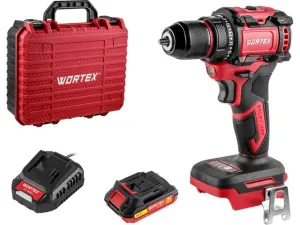 Аккум. дрель-шуруповерт WORTEX BD 2025 DLi в чем. ALL1 XLT БЕСЩЕТ, 18 В, 50 Н*м, 1х1,5 А*ч, БЗП 10 м (шурупы до 9 мм, защита от перегрузки и перегрева (1329835)