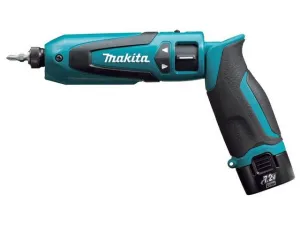 Аккум. шуруповерт MAKITA TD 022 DSE в сумке+ аксессуары (7.2 В, 2 акк., 1.0 А/ч Li-Ion, 1 скор., 25 Нм, шурупы до 6 мм) (TD022DSE)