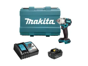 Аккум. шуруповерт MAKITA LXT DTD 153 RT в кейсе (18.0 В, 1 акк., 5.0 А/ч Li-Ion, 1 скор., 170 Нм) (DTD153RT)