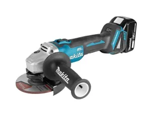 Аккум. углошлифмашина MAKITA LXT DGA 504 RF в чем. (18.0 В, 1 акк., 3.0 А/ч, Li-Ion, диск 125х22.0 мм, вибро) (DGA504RF)