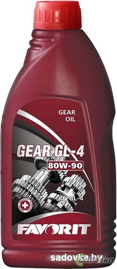 Трансмиссионное масло Favorit Gear 80W-90 GL-4 1л