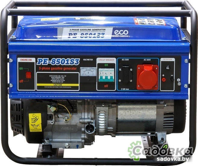 Бензиновый генератор ECO PE-8501S3