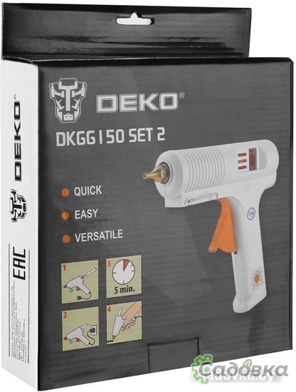Термоклеевой пистолет Deko DKGG150 Set 2