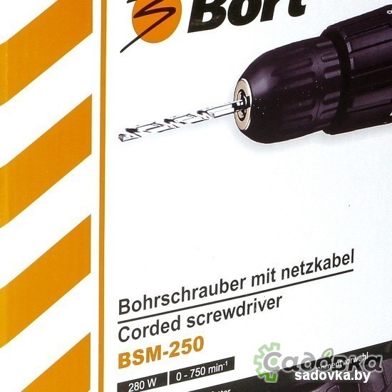 Дрель-шуруповерт Bort BSM-250