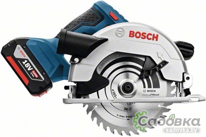 Дисковая (циркулярная) пила Bosch GKS 18V-57 Professional 0615990M42 (с 1-им АКБ)