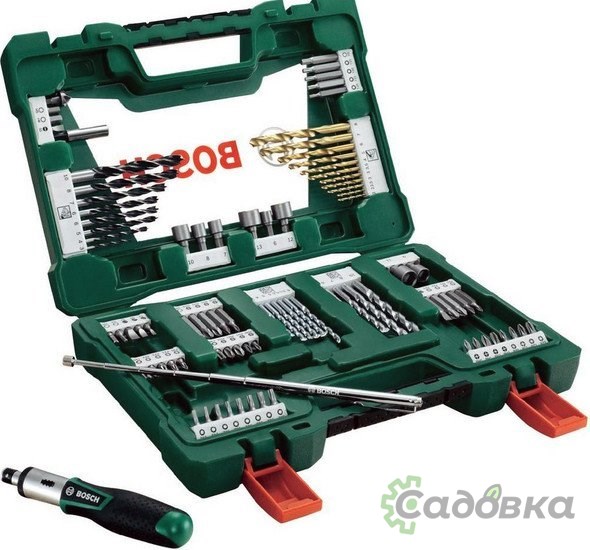 Универсальный набор инструментов Bosch V-Line Titanium 2607017195 91 предмет