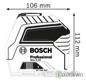 Лазерный нивелир Bosch GLL 2-10 Professional [0601063L00]