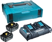 Аккумулятор с зарядным устройством Makita DC18RС + BL1860B (18В/6.0 Ah + 18В)