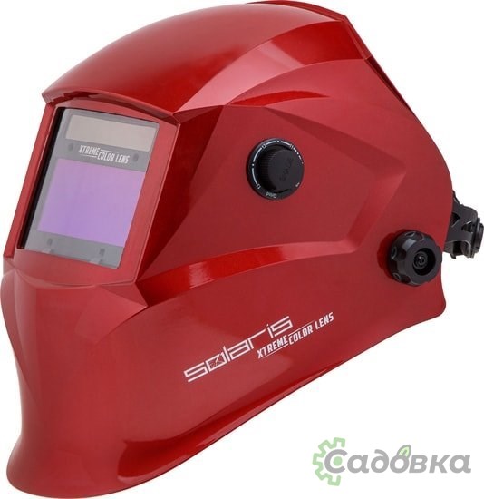 Сварочная маска Solaris ASF650Х (красный металлик)