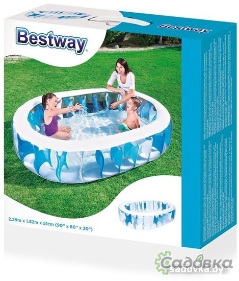 Надувной бассейн Bestway 54066 (229x152x51)
