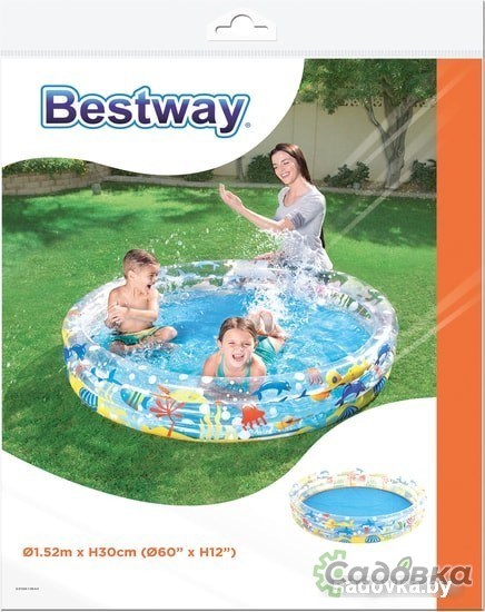 Надувной бассейн Bestway 51004 (152х30)