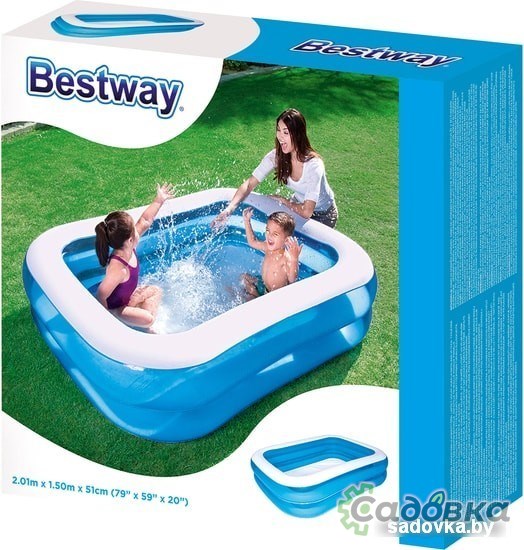 Надувной бассейн Bestway 54005 (201x150x51)