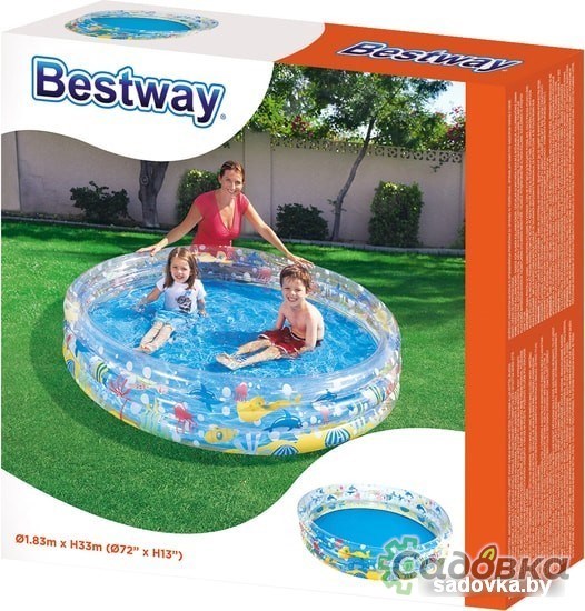 Надувной бассейн Bestway 51005 (183х33)