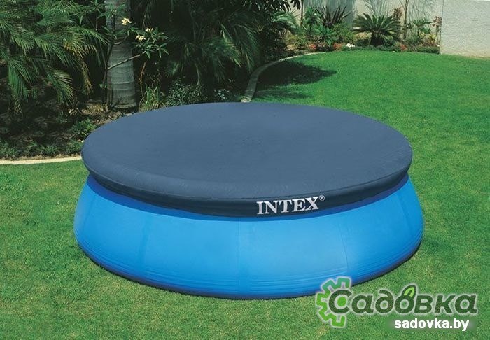 Аксессуары для бассейнов Intex Тент-чехол для бассейнов Easy Set 396 см (выступ 30 см) 28026