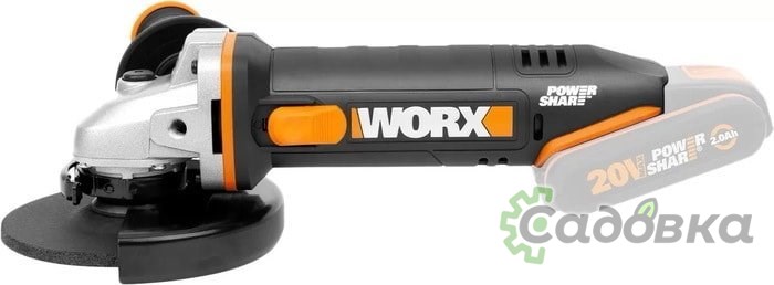 Угловая шлифмашина Worx WX803.9 (без АКБ)