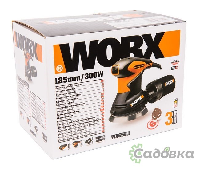 Эксцентриковая шлифмашина Worx WX652.1