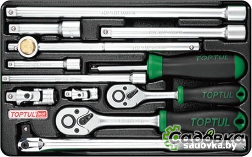 Универсальный набор инструментов Toptul GZA-1202 (12 предметов)
