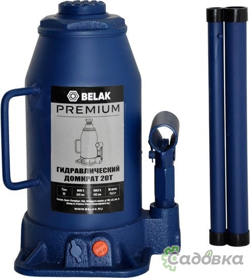 Бутылочный домкрат БелАК Premium BAK.30020 20т