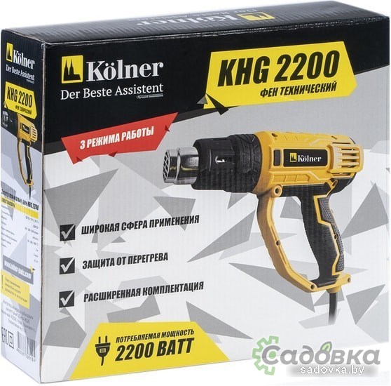 Промышленный фен Kolner KHG 2200